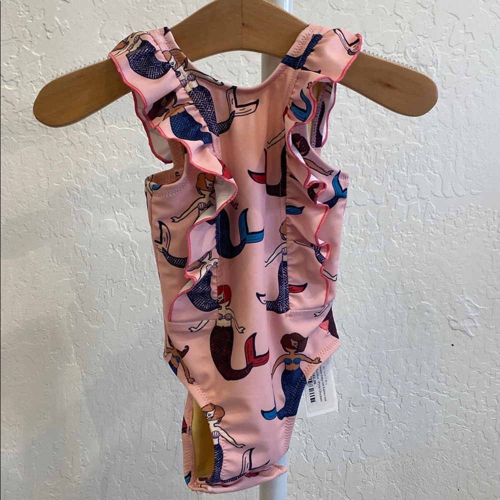 Pink Chicken Mystical Mermaid Baby Girl Katniss Suit